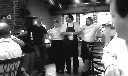 The folks responsible for our wonderful evening The folks responsible for our wonderful evening